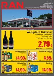 RAN Tankstellen Prospekt der aktuellen Woche mit 2 Seiten, gültig von 16.05.2026 bis 31.05.2026, in Kornwestheim und Umgebung Aktueller RAN Tankstellen Prospekt in Kornwestheim und Umgebung, "RAN" mit 2 Seiten, 16.05.2026 - 31.05.2026