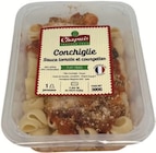 Conchiglie sauce tomate courgette maison - Chapuis en promo chez Intermarché Super Lyon à 3,49 €