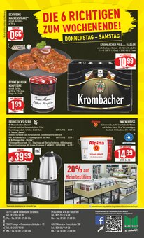 Krombacher im Marktkauf Prospekt "Aktuelle Angebote" mit 40 Seiten (Detmold)