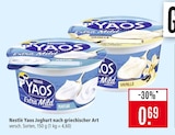 Yaos Joghurt nach griechischer Art Angebote von Nestlé bei Marktkauf Waiblingen für 0,69 €