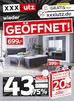 XXXLutz Möbelhäuser Prospekt für Pfullingen mit 20 Seiten XXXLutz Möbelhäuser Prospekt für Pfullingen: "XXXLutz wieder GEÖFFNET!", 20 Seiten, 17.05.2021 - 23.05.2021