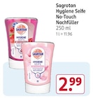 Hygiene Seife No-Touch Nachfüller Angebote von Sagrotan bei Rossmann München für 2,99 €