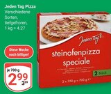 Pizza im Angebot bei GLOBUS in Bruchsal Pizza Angebote von Jeden Tag bei GLOBUS Bruchsal für 2,99 €