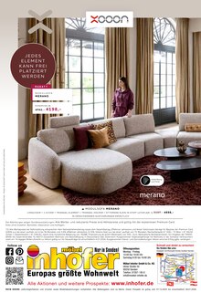 Couch im Möbel Inhofer Prospekt "Xooon" mit 8 Seiten (Augsburg)