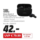 Wave Beam 2 In-ear Kopfhörer Angebote von JBL bei MediaMarkt Saturn Rastatt für 42,00 €