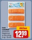 Lachsfilets im Angebot bei REWE in Weinheim Lachsfilets Angebote von Costa bei REWE Weinheim für 12,99 €