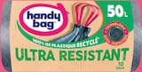 Sacs poubelle poignées coulissantes ultra 50l x10 - HANDY BAG en promo chez Intermarché Super La Rochelle à 0,85 €