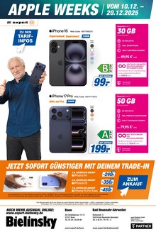 iPhone im aktuellen expert Prospekt (Bonn) iPhone im expert Prospekt "APPLE WEEKS" mit 3 Seiten (Bonn)
