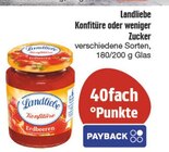 40fach °Punkte Konfitüre oder weniger Zucker von Landliebe im aktuellen nah und gut Prospekt für 