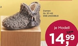 Damen Hausschuhe für 14,99 € bei RENO im Angebot Damen Hausschuhe im aktuellen RENO Prospekt