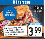 EDEKA Bönen - Döner Angebot im Prospekt Döner bei EDEKA im Bönen Prospekt für 3,99 €