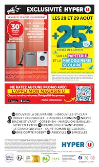 Promotion Manga dans le prospectus Hyper U, valable du 25/08/2026 au 06/09/2026 Promo Manga dans le catalogue Hyper U du moment à la page 56