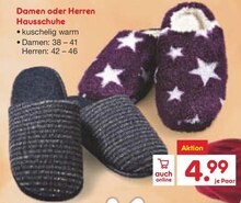 Damen oder Herren Hausschuhe bei Netto Marken-Discount in Kerpen Damen oder Herren Hausschuhe im Angebot bei Netto Marken-Discount Kerpen für 4,99 €