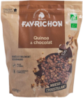 MUESLI CROUSTILLANT QUINOA CHOCO - 450 G - FAVRICHON dans le catalogue NaturéO