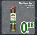 Bio-Salami Snack im EDEKA Prospekt Bio-Salami Snack von Alnatura im aktuellen EDEKA Prospekt für 0,88 €