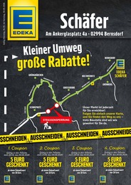 Supermarkt Prospekt von EDEKA in Bernsdorf Aktueller EDEKA Supermarkt Prospekt für Bernsdorf: Aktuelle Angebote mit 2} Seiten, 26.05.2026 - 30.05.2026