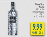 Vodka Angebote von Three Sixty bei diska Weiden für 9,99 €