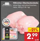 Aktuelles Hähnchen-Oberkeulensteaks Angebot bei Netto Marken-Discount in Leipzig ab 2,99 €