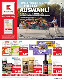 Kaufland Prospekt für Markdorf mit 58 Seiten Kaufland Prospekt für Markdorf: "Aktuelle Angebote", 58 Seiten, 17.07.2025 - 23.07.2025