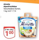 Alpenfrischkäse von Almette für 1,00 € bei GLOBUS im Angebot Alpenfrischkäse von Almette im aktuellen GLOBUS Prospekt