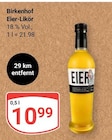 Eier-Likör Angebote von Birkenhof bei GLOBUS Siegen für 10,99 €