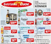 Aktueller Getränke Oase Prospekt mit Cola, "Aktuelle Angebote", Seite 1