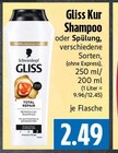 Gliss Kur Shampoo im Angebot bei EDEKA in Gießen Gliss Kur Shampoo Angebote von Schwarzkopf Gliss bei EDEKA Gießen für 2,49 €