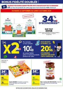 Promo Eau Minérale dans le catalogue Carrefour du moment à la page 11