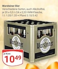 Bier im Angebot bei GLOBUS in Worms Bier Angebote von Warsteiner bei GLOBUS Worms für 10,49 €