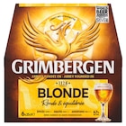 Bière d’Abbaye - GRIMBERGEN en promo à 5,49 € chez Carrefour Market Bière d’Abbaye - GRIMBERGEN dans le catalogue Carrefour Market