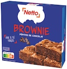 Promo Brownie pépites de chocolat à 1,45 € dans le catalogue Netto à La Mûre