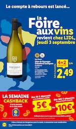 Prix et réduction Vin dans le prospectus Lidl en cours Offre Vin dans le catalogue Lidl du moment à la page 58