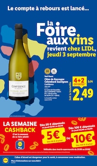 Promotion Vin dans le prospectus Lidl, valable du 27/08/2026 au 02/09/2026 Promo Vin dans le catalogue Lidl du moment à la page 58