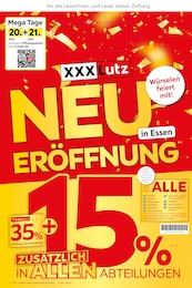 XXXLutz Möbelhäuser Prospekt für Jünkerath mit 8 Seiten XXXLutz Möbelhäuser Prospekt für Jünkerath: "Neueröffnung - Würselen feiert mit!", 8 Seiten, 02.06.2025 - 15.06.2025