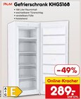 Gefrierschrank KHGS168 Angebote von PKM bei Netto Marken-Discount Rostock für 289,00 €
