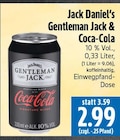 Aktuelles Gentleman Jack & Coca-Cola Angebot bei EDEKA in Gießen ab 2,99 €