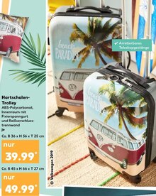 Hartschalen-Trolley bei Kaufland in Leverkusen Hartschalen-Trolley im Angebot bei Kaufland Leverkusen für 39,99 €