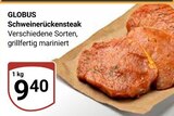 Schweinerückensteak im Angebot bei GLOBUS in Herne Schweinerückensteak Angebote von GLOBUS bei GLOBUS Herne für 9,40 €