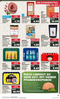 Kaffeebohnen im Kaufland Prospekt "KNÜLLER" mit 80 Seiten (Bremerhaven)