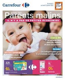 Carrefour Catalogue "Vive les Parents Malins", 44 pages, Rillieux-la-Pape,  11/01/2022 - 31/01/2022