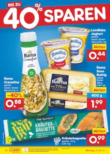 Butter im Netto Marken-Discount Prospekt "Aktuelle Angebote" mit 61 Seiten (Karlsruhe)