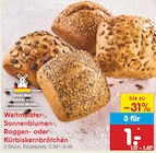 Weltmeister-, Sonnenblumen-, Roggen- oder Kürbiskernbrötchen Angebote bei Netto Marken-Discount Goslar für 1,00 €