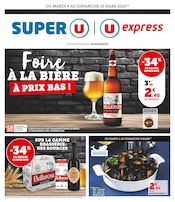 Catalogue Supermarchés Super U en cours à Lessay et alentours, "Foire À LA BIÈRE À PRIX BAS !", 24 pages, 04/03/2025 - 16/03/2025