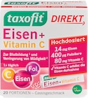 Direkt Eisen + Vitamin C im Angebot bei Netto Marken-Discount in Kerpen Direkt Eisen + Vitamin C Angebote von taxofit bei Netto Marken-Discount Kerpen für 0,99 €