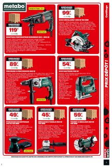 Promo Ponceuse Excentrique dans le catalogue Brico Dépôt du moment à la page 5