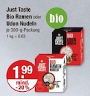 Aktuelles Bio Ramen oder Udon Nudeln Angebot bei V-Markt in Augsburg ab 1,99 €