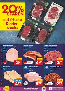 Fleisch im Netto Marken-Discount Prospekt "Aktuelle Angebote" mit 62 Seiten (Bergisch Gladbach)