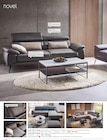 Leder-Sofa 3-sitzig Angebote von novel bei XXXLutz Möbelhäuser Fulda für 999,00 €