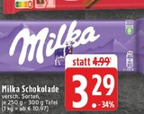 Schokolade im Angebot bei EDEKA in Wesel Schokolade Angebote von Milka bei EDEKA Wesel für 3,29 €