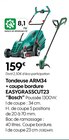 Tondeuse ARM34 + coupe bordure EASYGRASSCUT23 - Bosch en promo chez Truffaut Marseille à 159,00 €